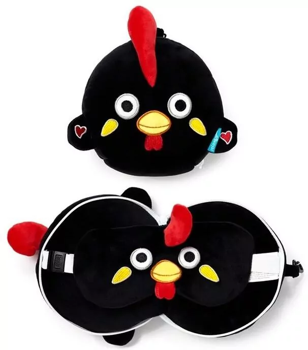 Poduszka podróżna i maska na oczy Galo De Barcelos - tantis.pl
