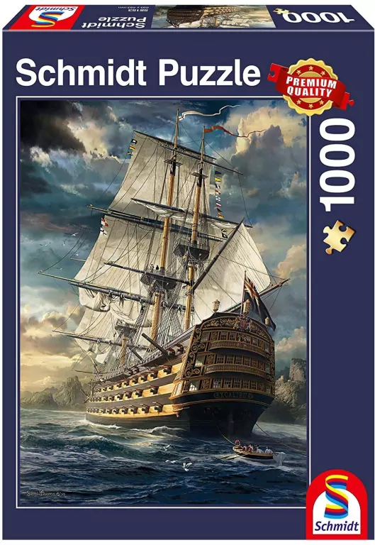 Schmidt. Puzzle. Żagle w górę, 1000 elementów - tantis.pl