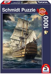 Schmidt. Puzzle. Żagle w górę, 1000 elementów