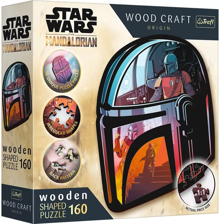 Puzzle drewniane 160. The Mandalorian. 20186 - tantis.pl