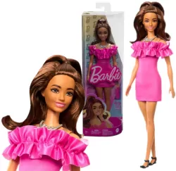 Barbie Fashionistas. Lalka Różowa sukienka