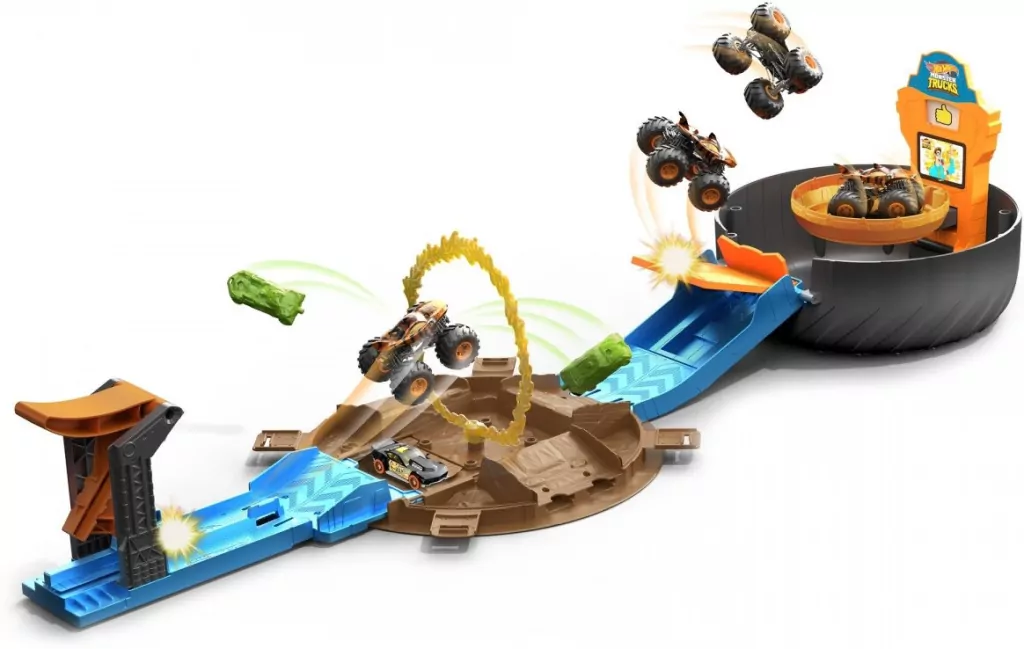 Hot Wheels. Monster Truck, opona Kaskaderska Arena - tantis.pl