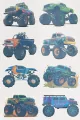Tatuaż Monster Truck 10x19cm - tantis.pl