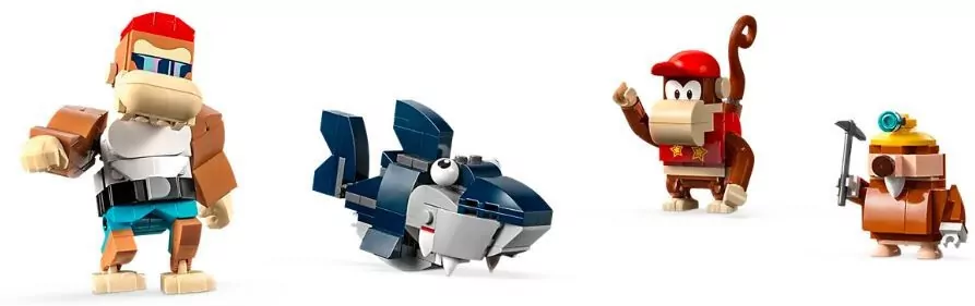 LEGO® Super Mario. Przejażdżka wagonikiem Diddy Konga — zestaw rozszerzający. 71425 - tantis.pl