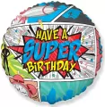 Balon foliowy SuperBirthday 45cm - tantis.pl