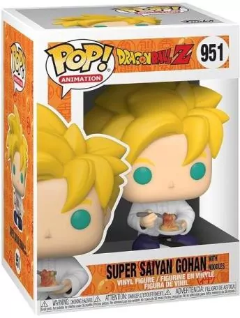 Figurka Animation Dragon Ball Z Super Saiyan Gohan z kluskami Funko POP - tantis.pl