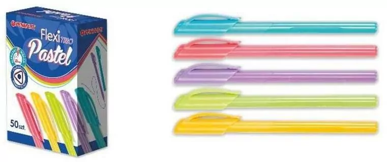 Długopis Flexi Trio Pastel niebieski - tantis.pl
