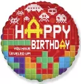 Balon foliowy 45cm Happy Birthday - tantis.pl