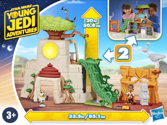 Zestaw figurek Star Wars Interaktywna Świątynia Jedi na Tenoo