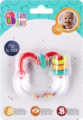 BAM BAM GRZECHOTKA SPIRALA 13X18X2 B/C 144