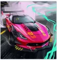 Diamentowa mozaika Auto sportowe 1008140 - tantis.pl