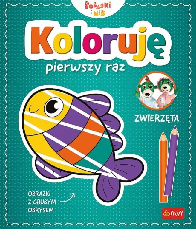 Koloruję pierwszy raz. Zwierzęta TREFL - tantis.pl