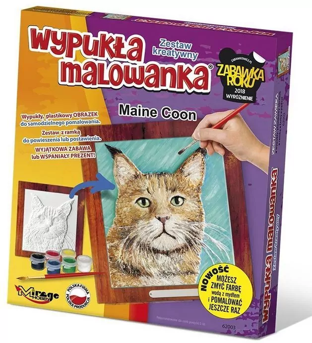 Zestaw Kreatywny do malowania - Maine Coon - tantis.pl
