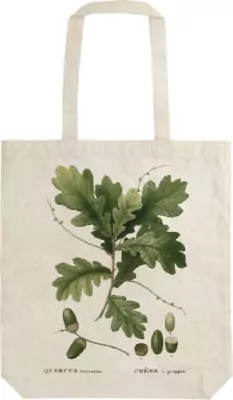 Torba bawełniana na ramię. Liść dębu