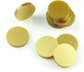 Znaczniki akryl złote okrągłe 22x3 mm - tantis.pl