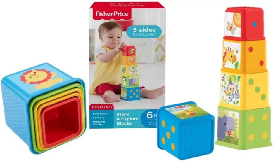 Klocki odkrywcy. Fisher Price - tantis.pl
