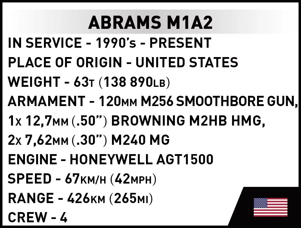 Armed Forces Abrams M1A2 - tantis.pl