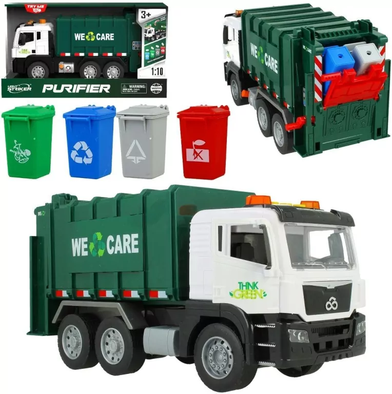 Śmieciarka ze światłem i dźwiękiem - tantis.pl