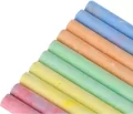 Kreda szkolna kolorowa. 10 sztuk. - tantis.pl