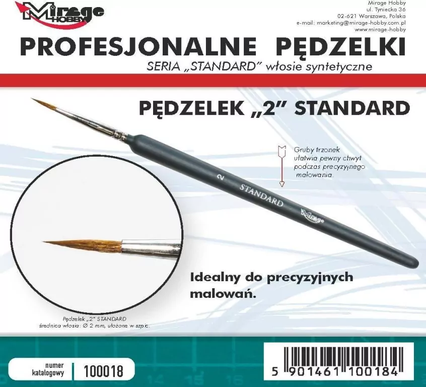 Pędzelek standard 2 - tantis.pl