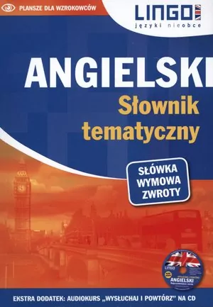 Angielski. Słownik tematyczny. Książka + CD - tantis.pl