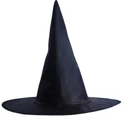 Kapelusz wiedźmy. Czarny