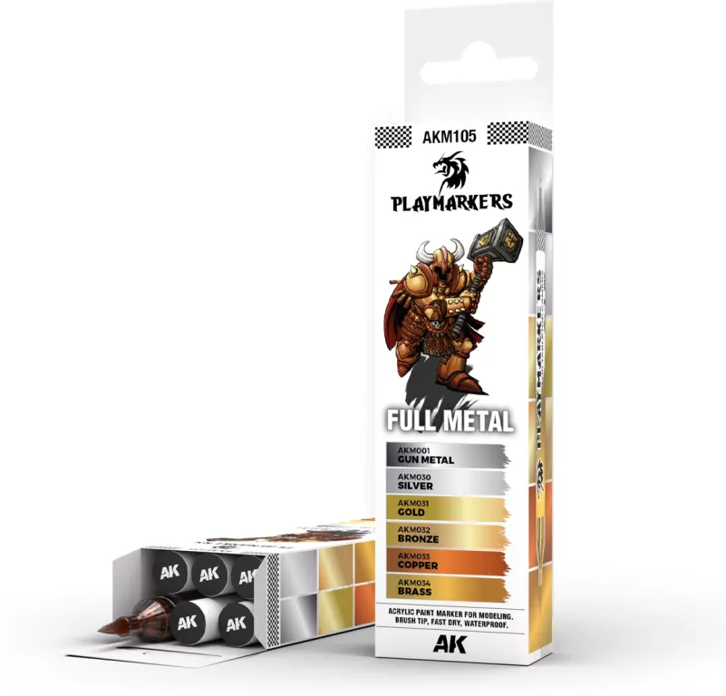 AK Interactive: Playmarkers - Full Metal (6) - tantis.pl