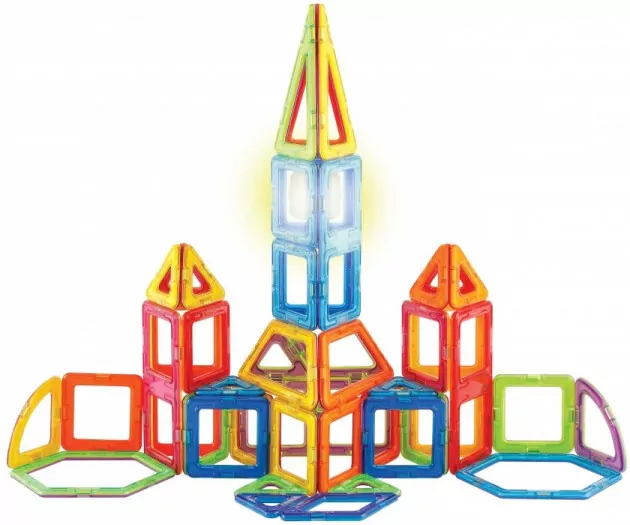 Magformers. Dynamic Flash. Klocki magnetyczne. 54 elementy - tantis.pl