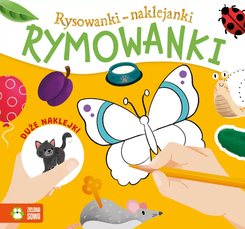 Rysowanki-naklejanki. Rymowanki - tantis.pl