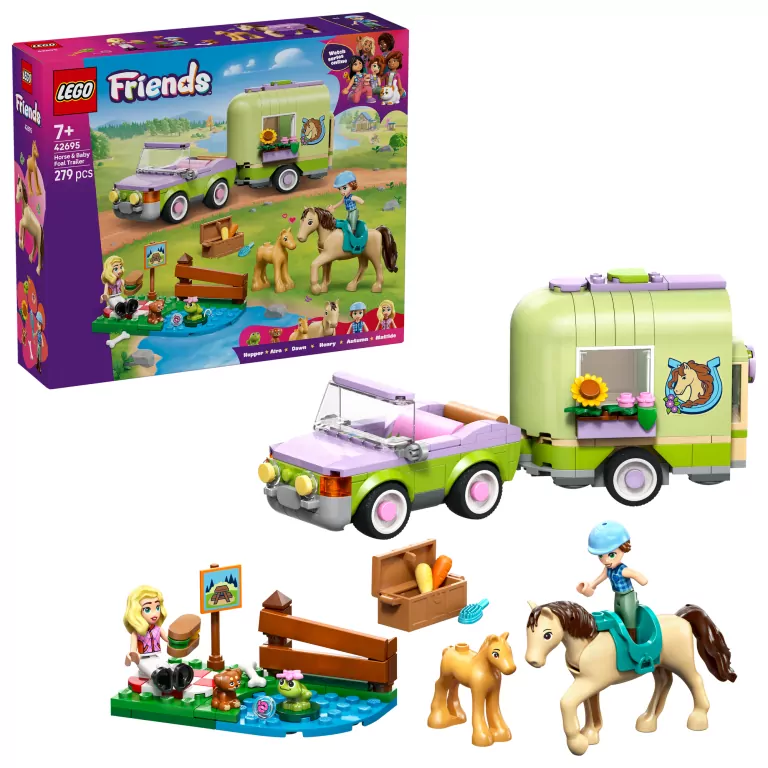 LEGO® Friends. Przyczepa z koniem 42695 - tantis.pl