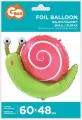 Balon foliowy Ślimak 60x48cm - tantis.pl