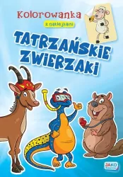 Tatrzańskie zwierzaki. Kolorowanka z naklejkami