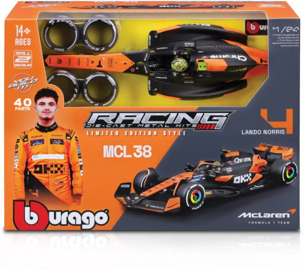 F1 Model Kit - Mclaren Team MCL38 #4 Lando Norris - tantis.pl