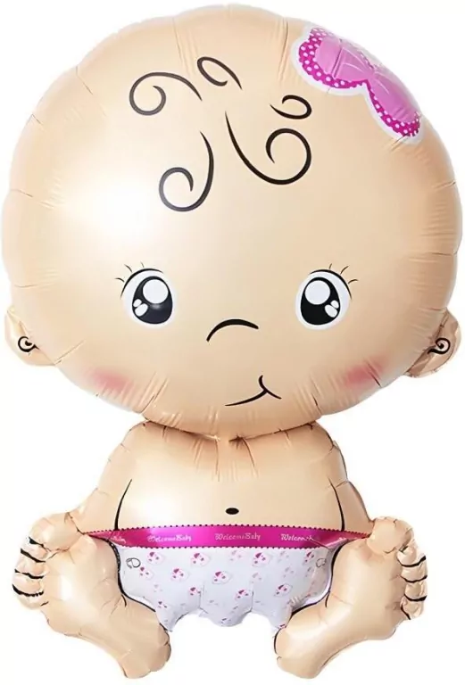 Balon foliowy Baby girl 37x55cm - tantis.pl
