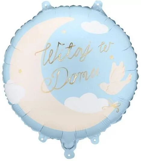 Balon foliowy pastylka Witaj w Domu 35x35cm - tantis.pl