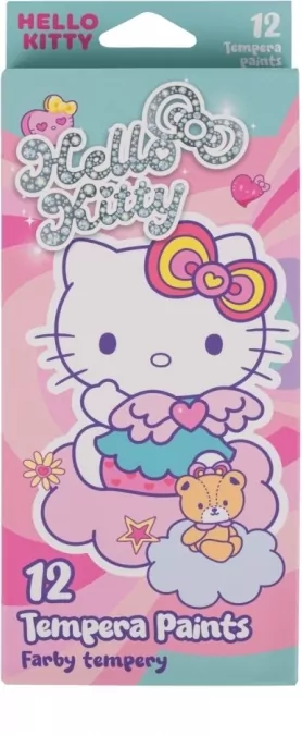 Farby tempera w tubie Hello Kitty 12ml.x 12 kolorów - tantis.pl