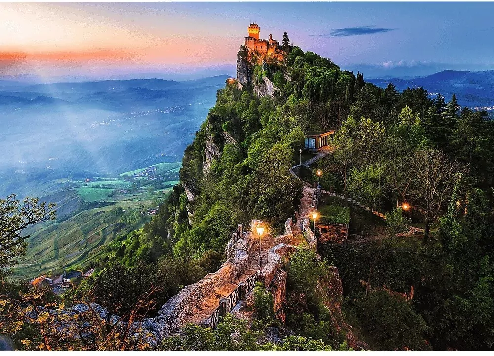 Puzzle 1000. Wieża Cesta, San Marino - tantis.pl