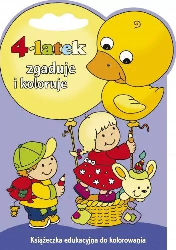4 latek zgaduje i koloruje - tantis.pl