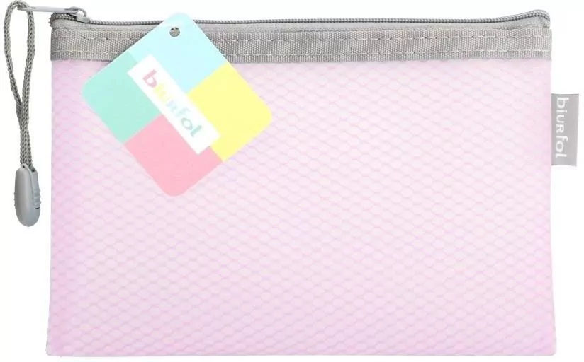 Saszetka na zamek A6 EVA pastel różowy - tantis.pl