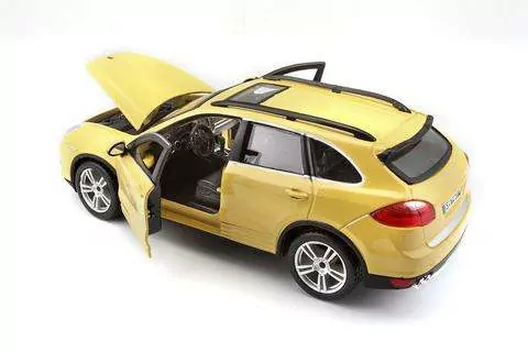 Porsche Cayenne Turbo 1:24. Żółty - tantis.pl