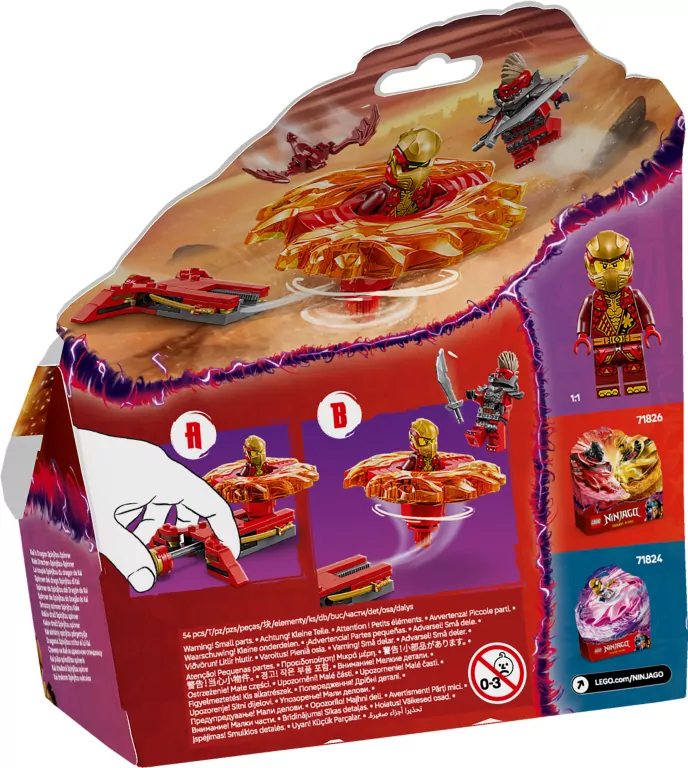 LEGO® Smoczy spinner Spinjitzu Kaia - tantis.pl