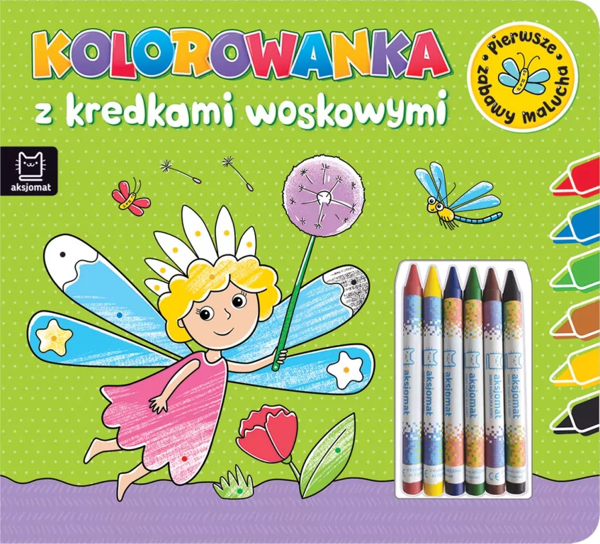 Kolorowanka z kredkami woskowymi - tantis.pl