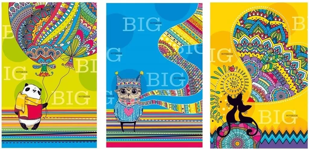 Notatnik ozdobny A4/80K kratka FRESH - tantis.pl