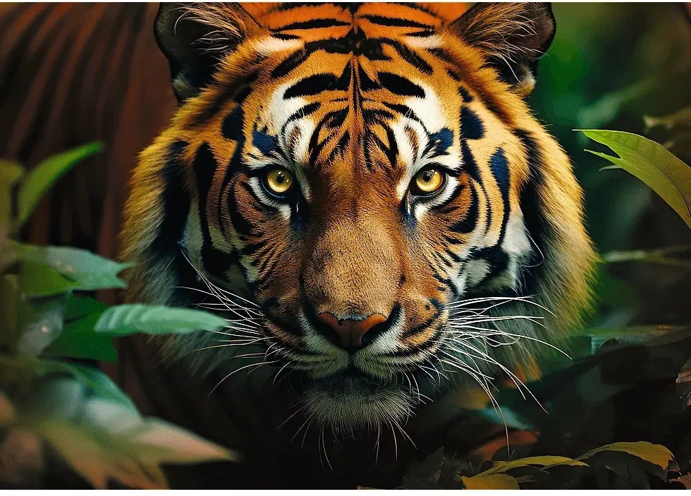 Trefl. Puzzle 1000. Dziki Tygrys - tantis.pl