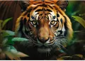 Trefl. Puzzle 1000. Dziki Tygrys - tantis.pl