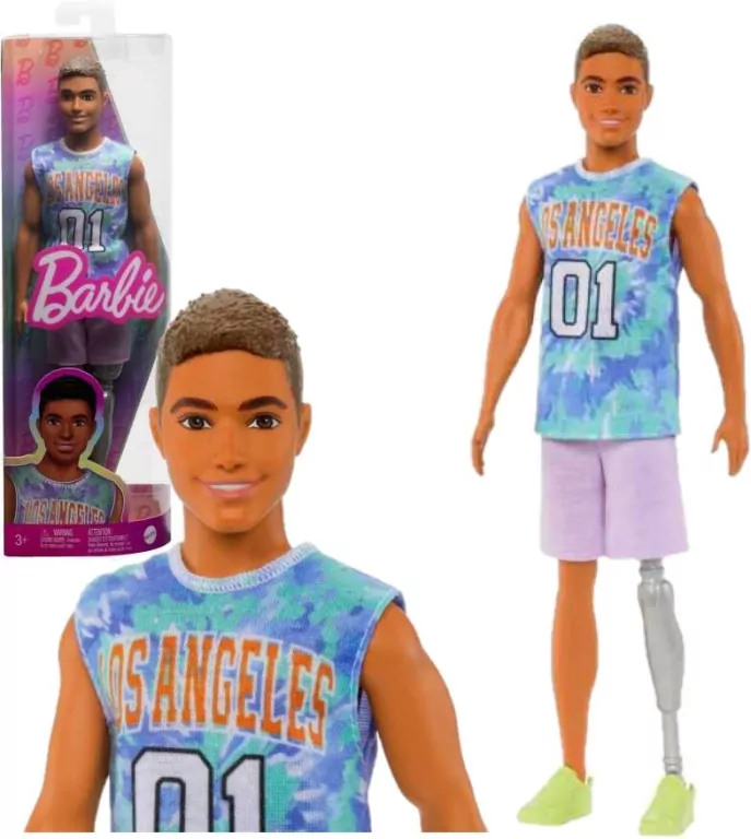 Barbie Fashionistas. Ken z protezą nogi - tantis.pl