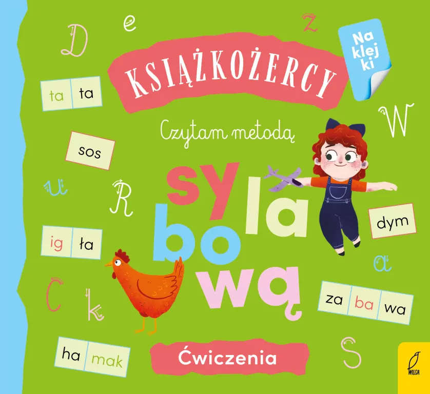 Czytam metodą sylabową. Książkożercy. Ćwiczenia - tantis.pl