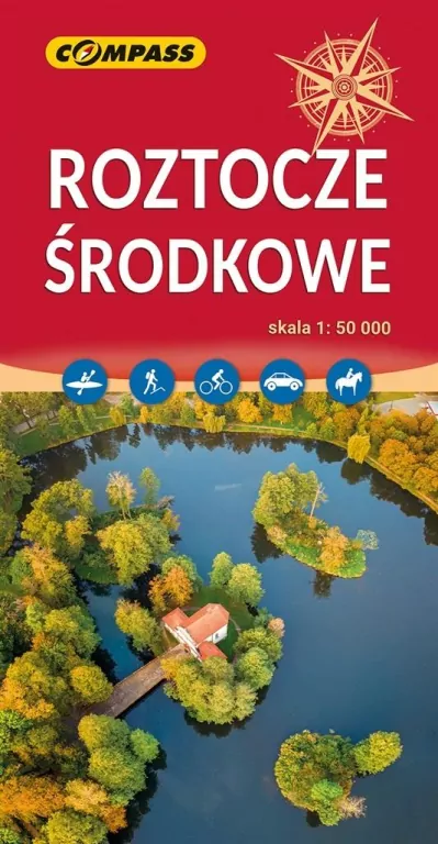 Mapa turystyczna. Roztocze Środkowe 1:50 000 - tantis.pl