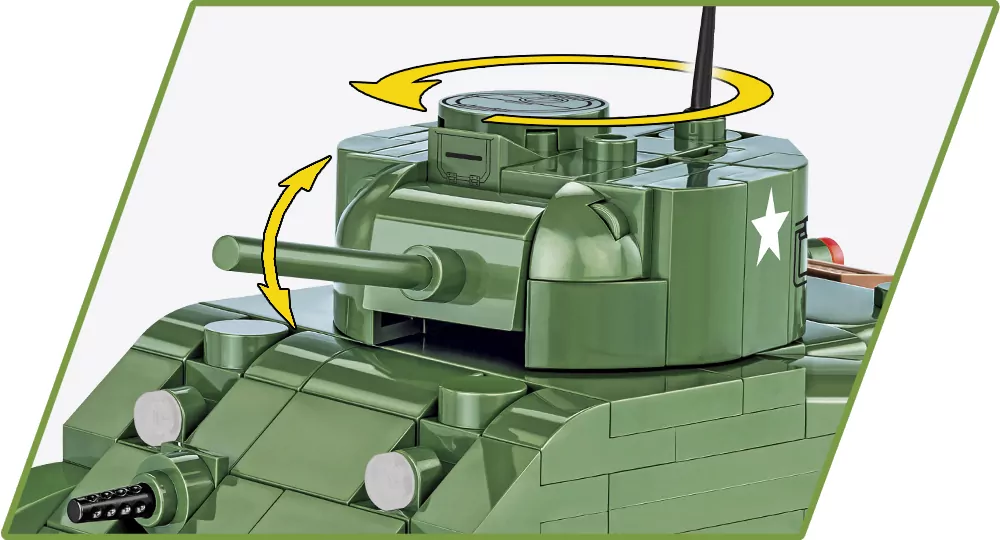 HC WWII M4A1 Sherman 310 elementów - tantis.pl