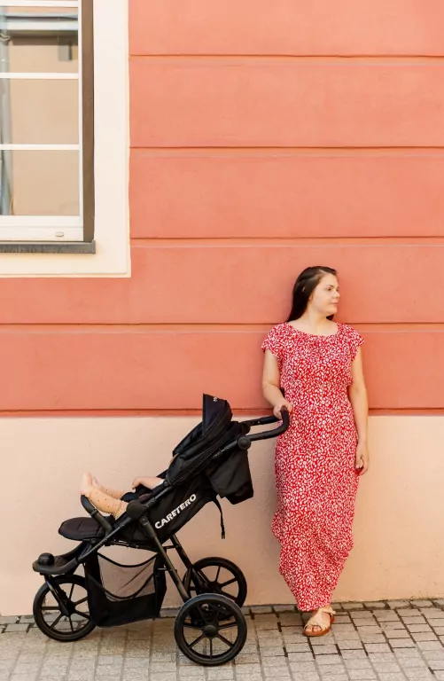 Caretero Lima wózek spacerowy czarny - tantis.pl